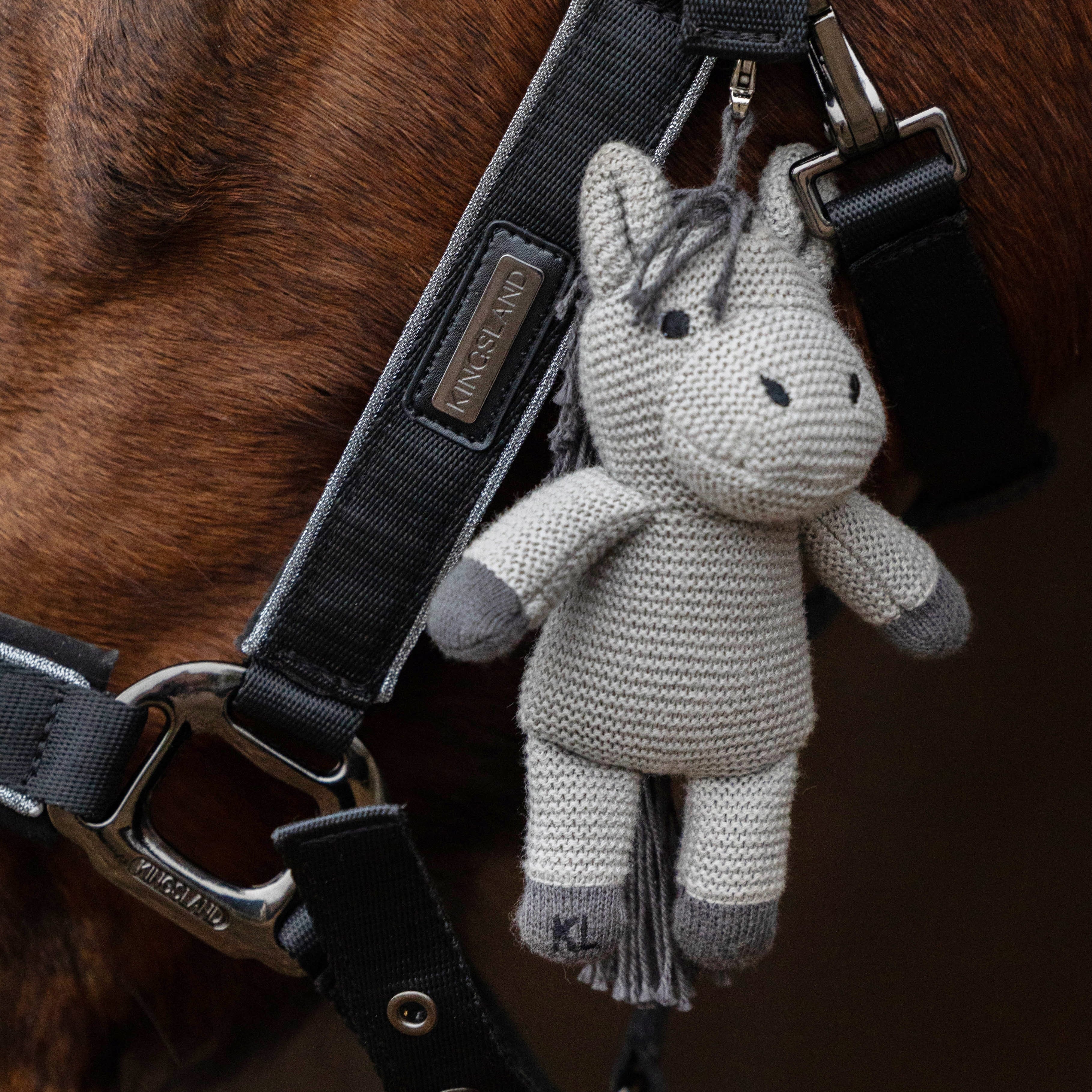Kingsland KLMonty Knitted Horse Teddy Keychain Key Ring