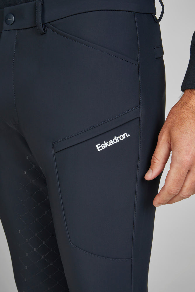 Eskadron Mens Pro Riding Softshell Breeches Navy