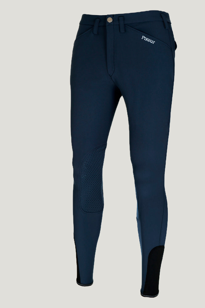 Pikeur Mens Rodrigo Breeches Knee Patch Navy
