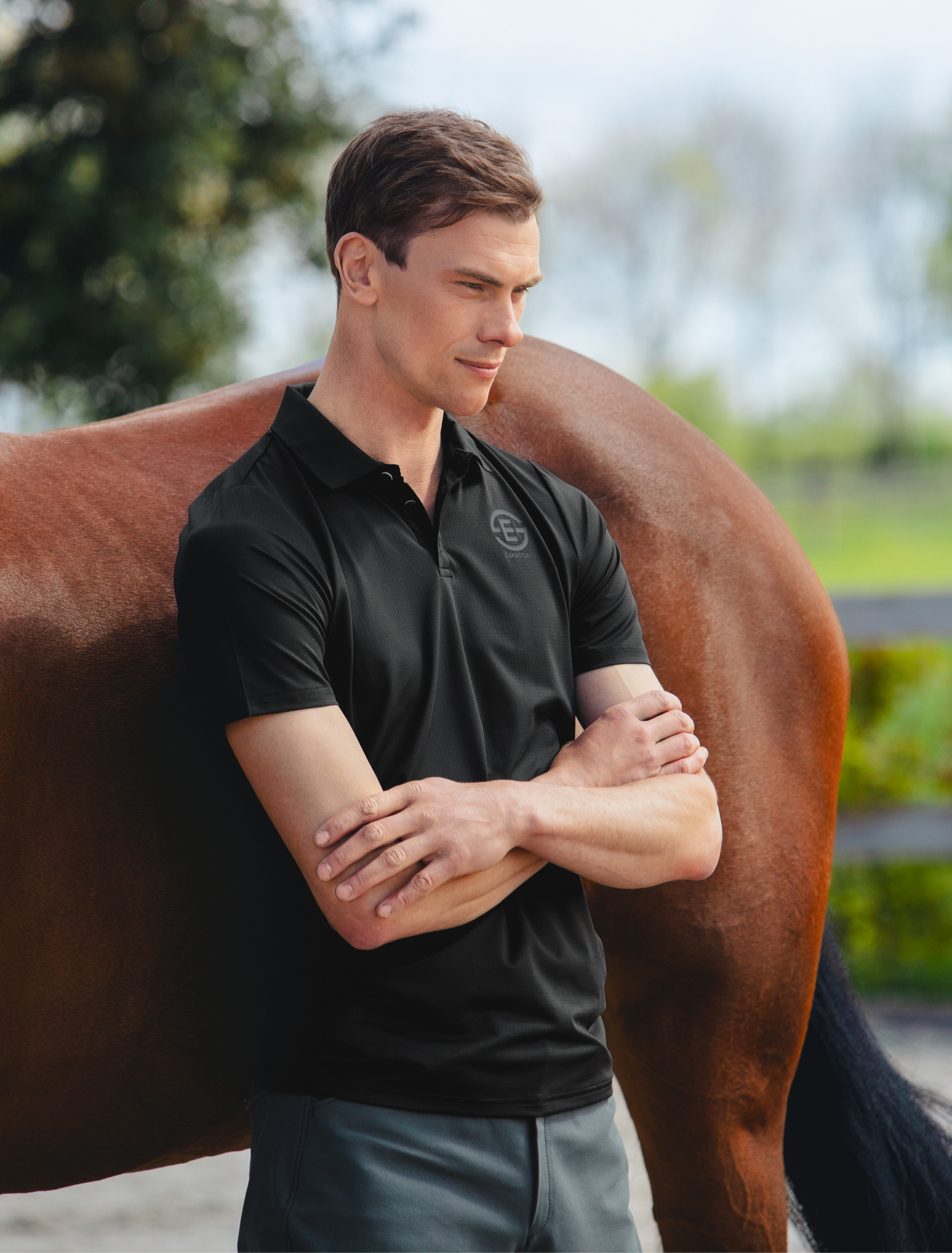Eskadron Mens Mesh Polo Shirt Reflexx