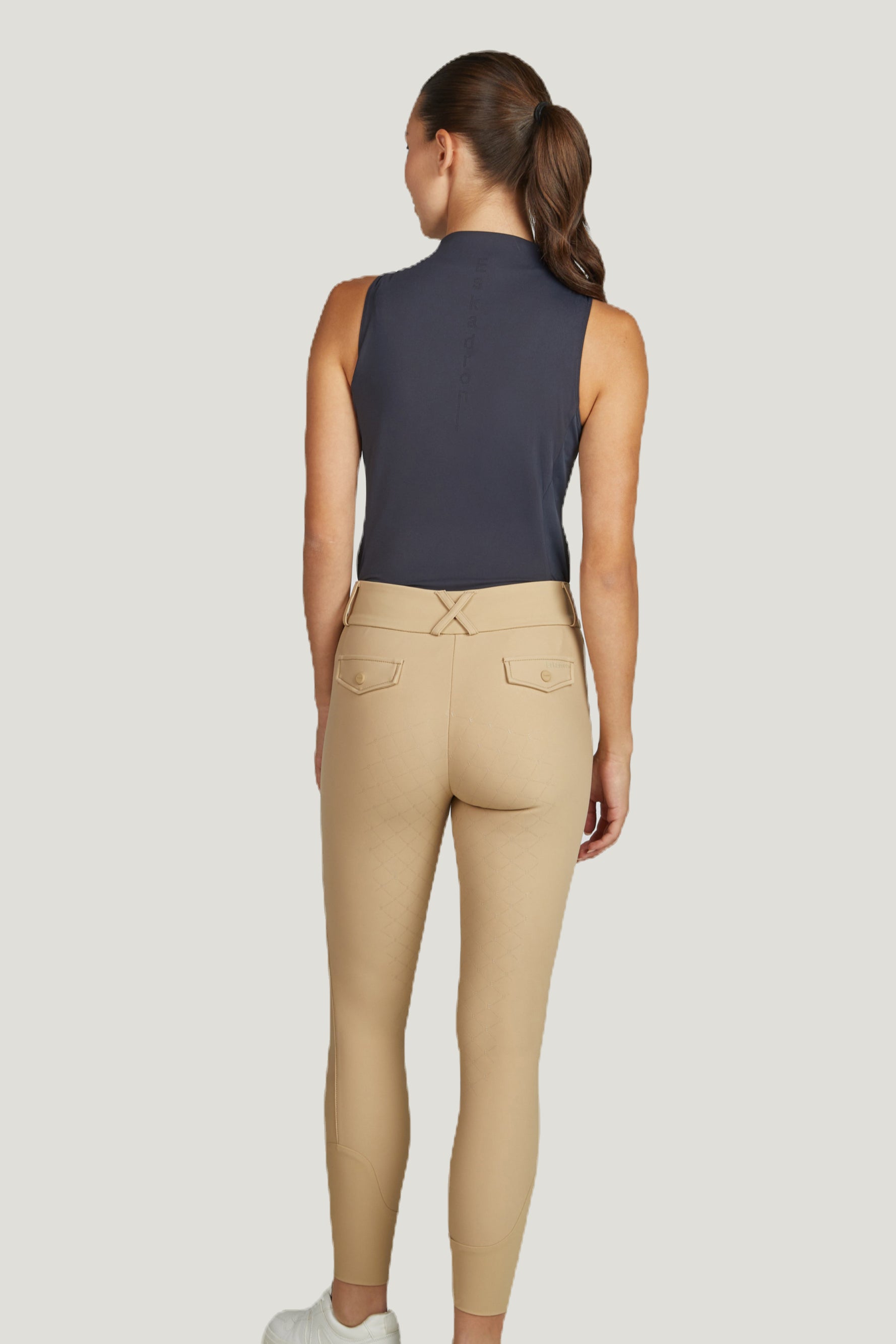 Eskadron Classic Soft Shell Riding Tights Full Grip Beige