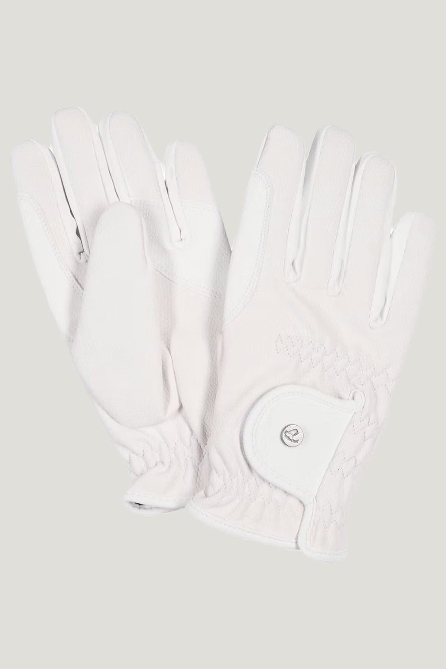 Catago Elite Show Riding Gloves with FIR-Tech White