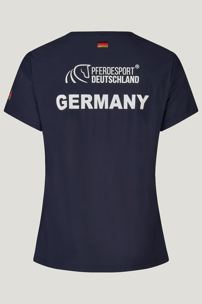 Pikeur Official Aachen World Cup 2026 Fan Shirt Womens Navy