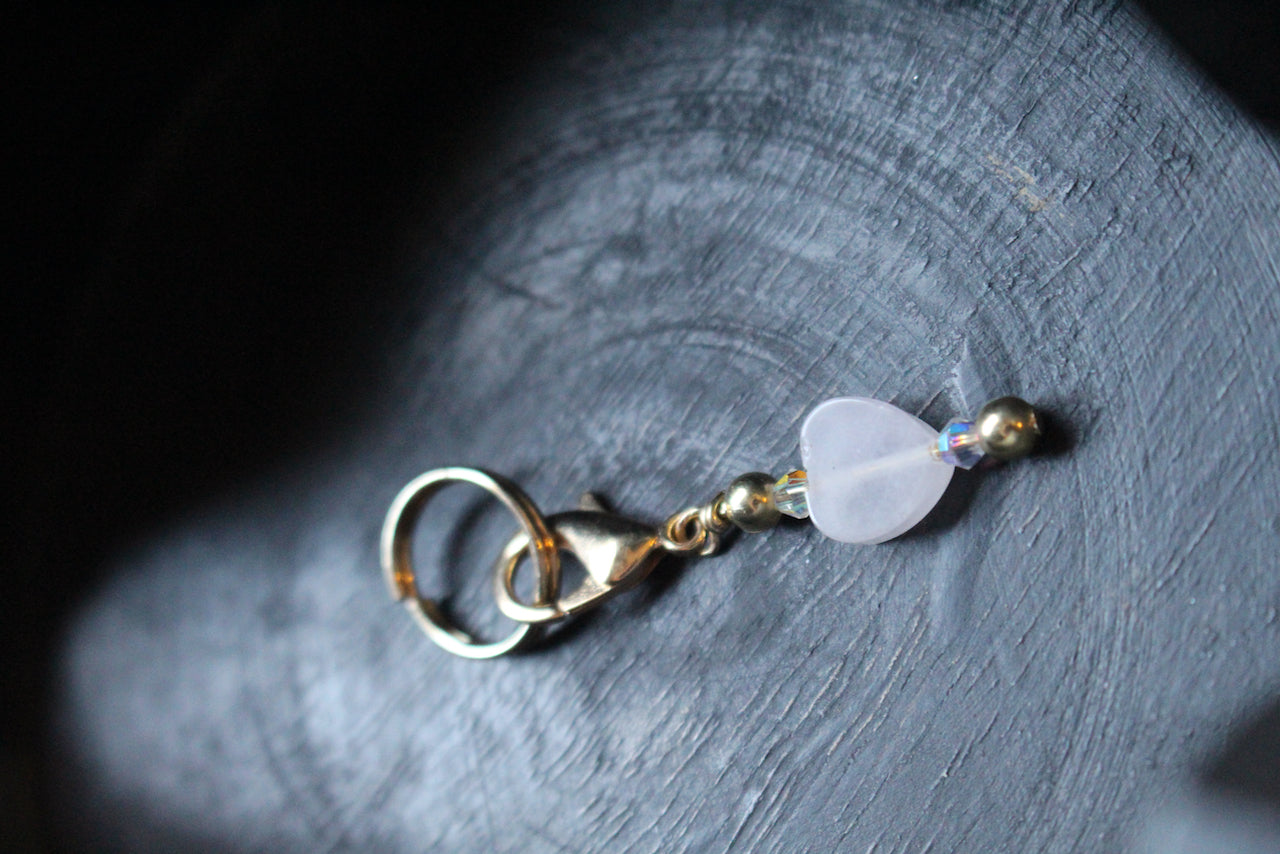 Westoria Pink Quartz Bridle Charm- Love and Compassion