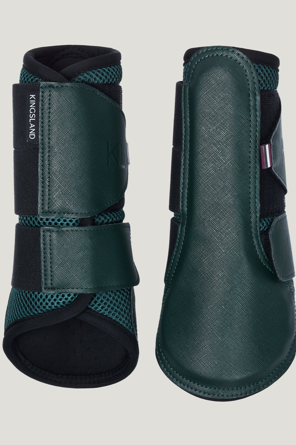 Kingsland KL Nora Protection Brushing Tendon Boots Green Black
