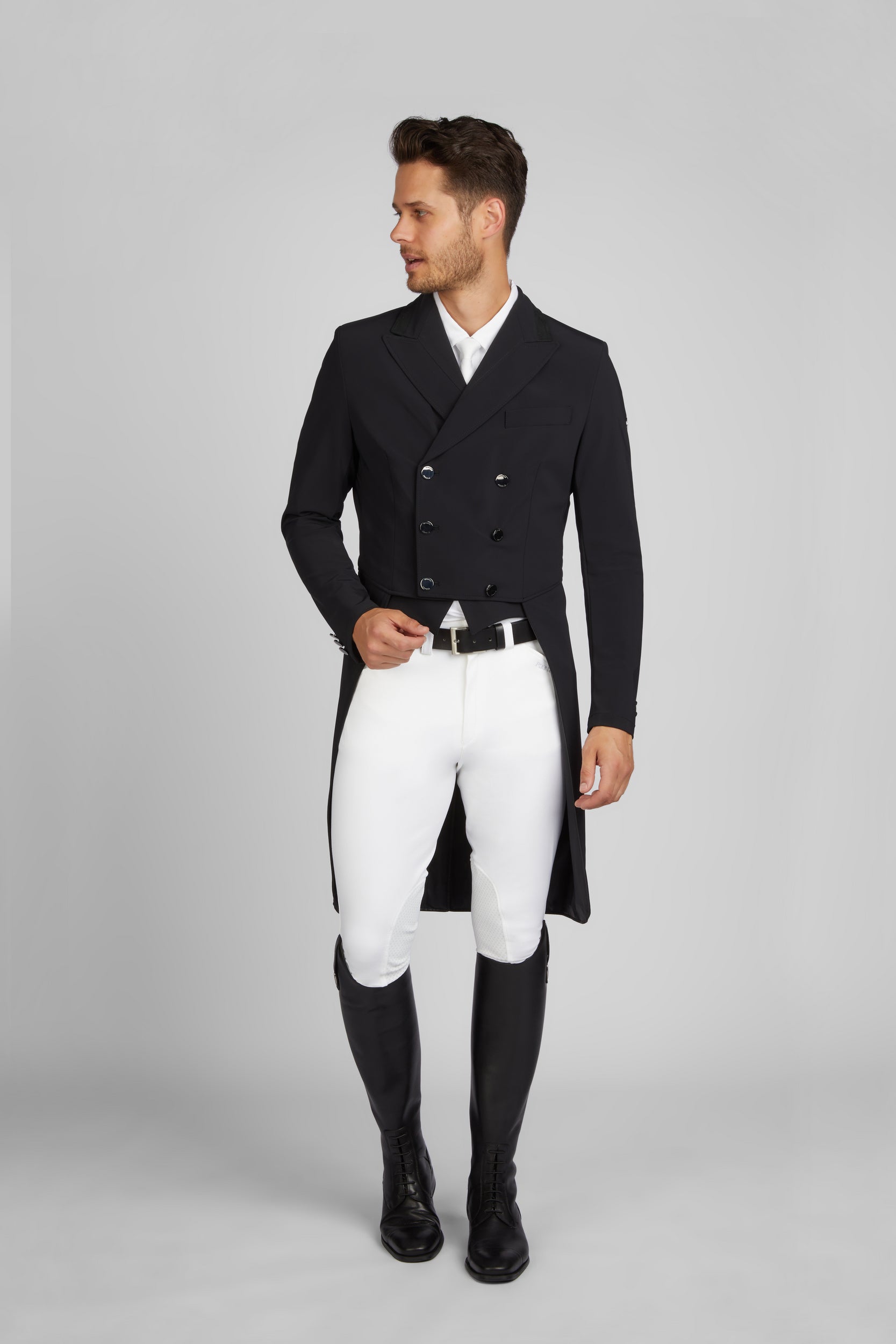 Pikeur Mens James Shadbelly Show Jacket Tail Coat Black Navy