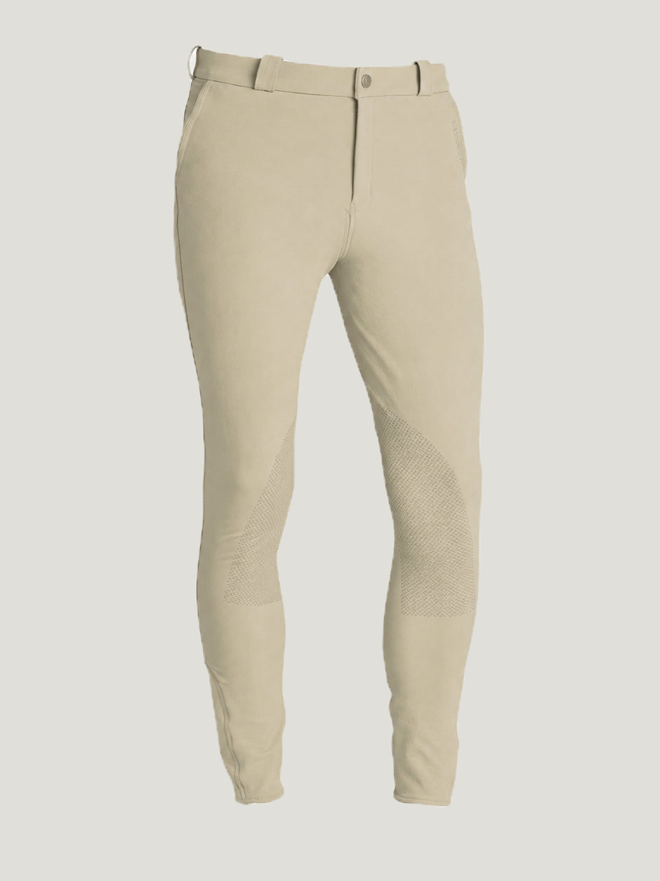 Kingsland KLKenton Mens Knee Grip Riding Breeches Beige