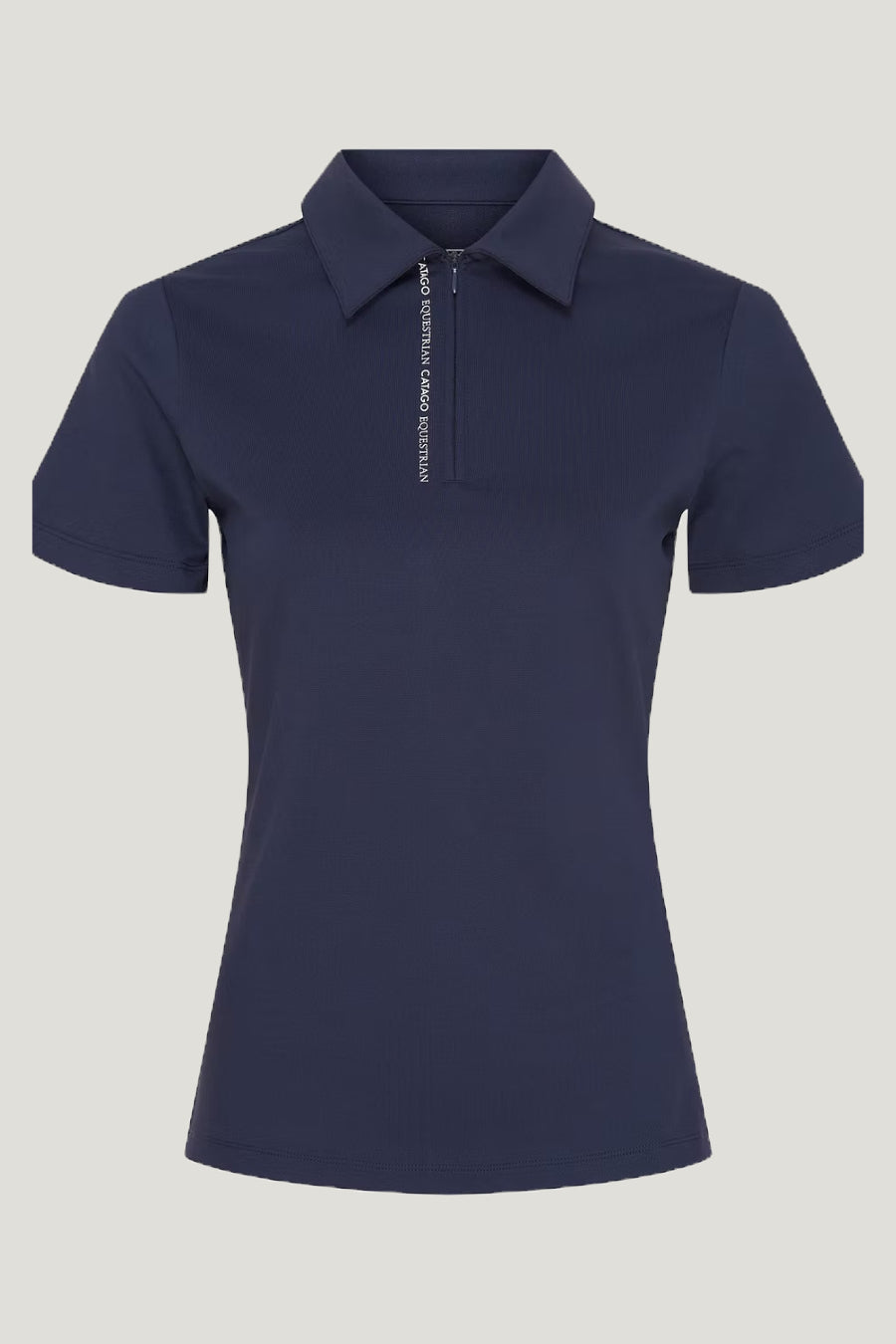 Catago Nash Zip Polo Riding Shirt Navy