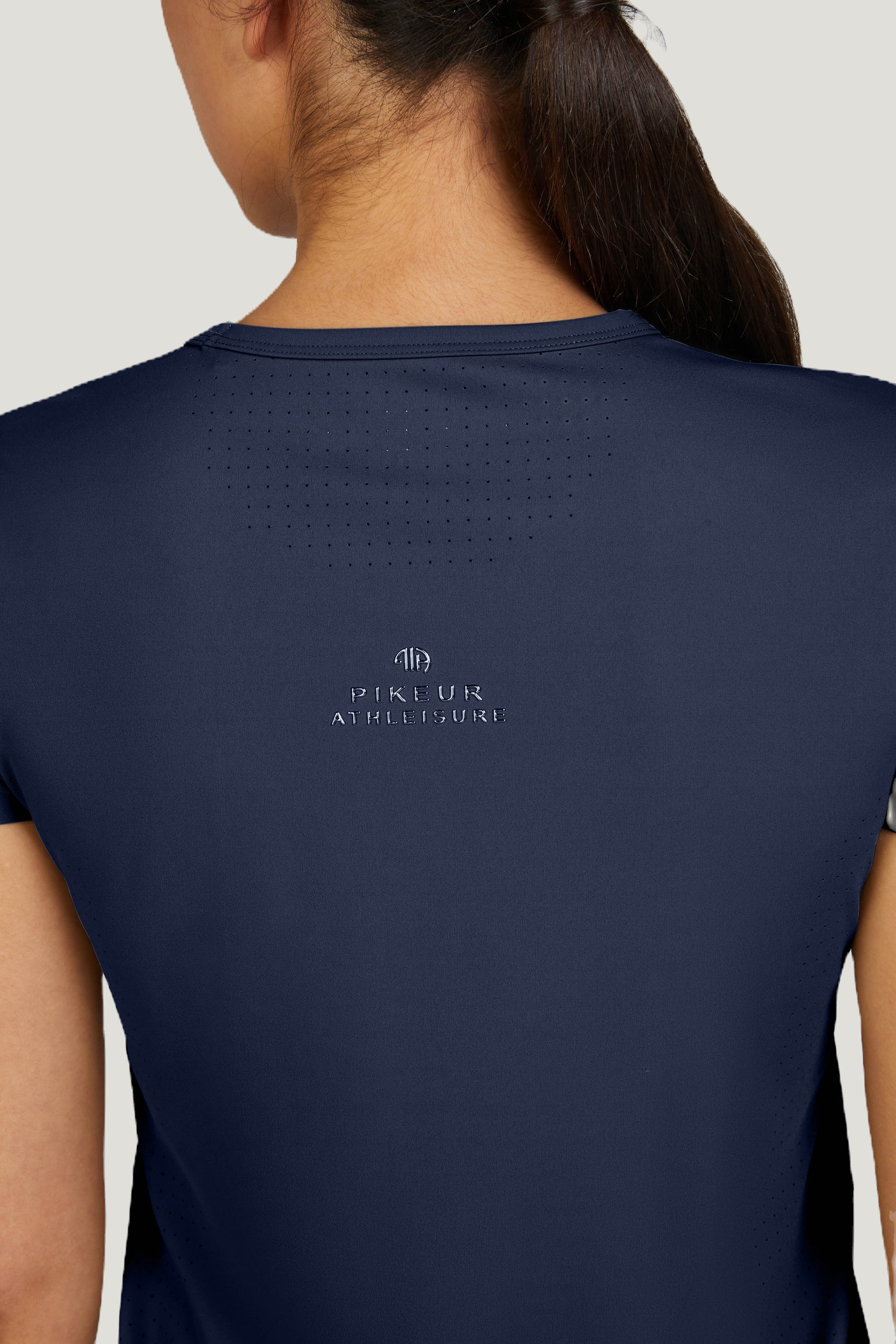 Pikeur Perforated Shirt Athleisure Navy