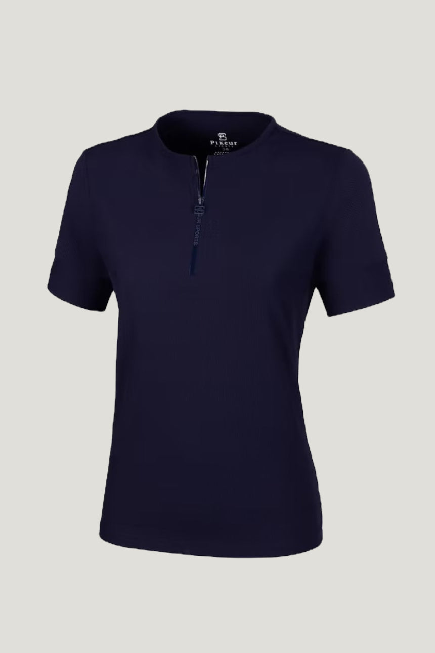 Pikeur Quarter Zip Riding Shirt Navy