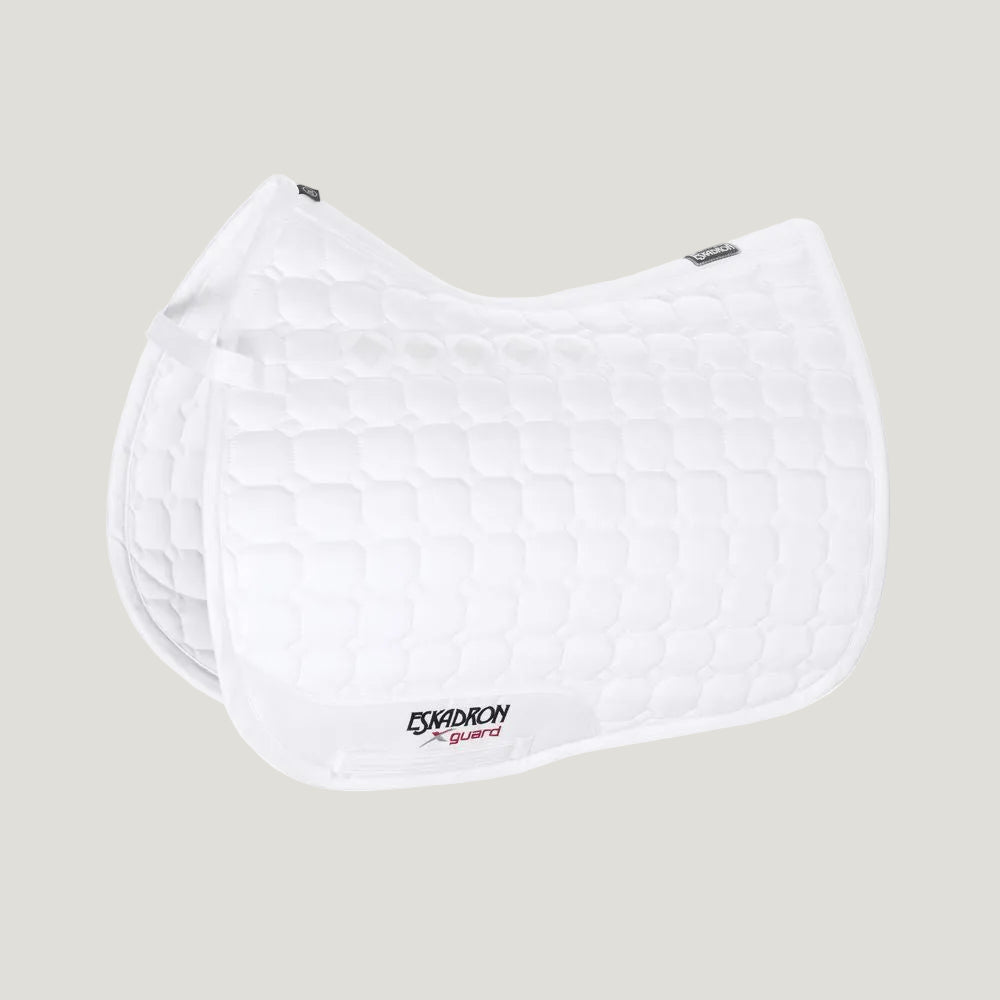 Eskadron Glossy Compact Sport Jumping AP Saddle Pad White