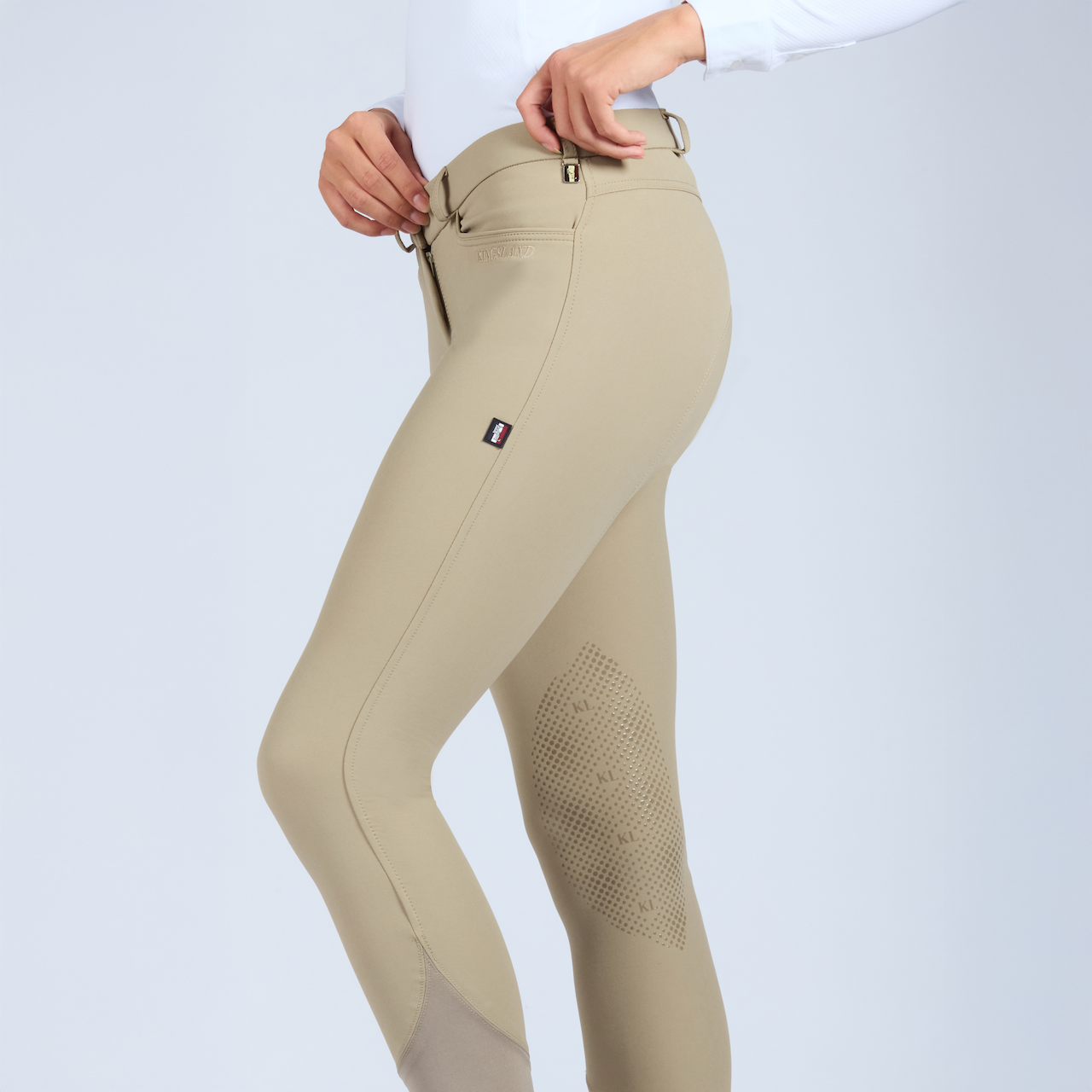 Kingsland Classic KLKessi Knee Patch Riding Breeches Beige