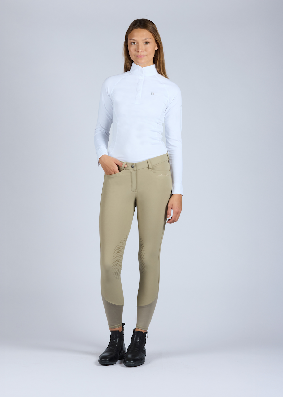 Kingsland Classic KLKessi Knee Patch Riding Breeches Beige