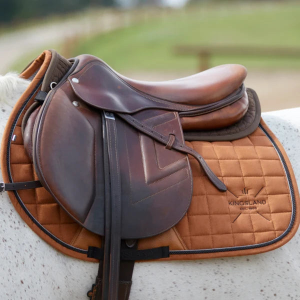 Kingsland Mona Breathable Jumping A/P Saddle Pad Argan Oil