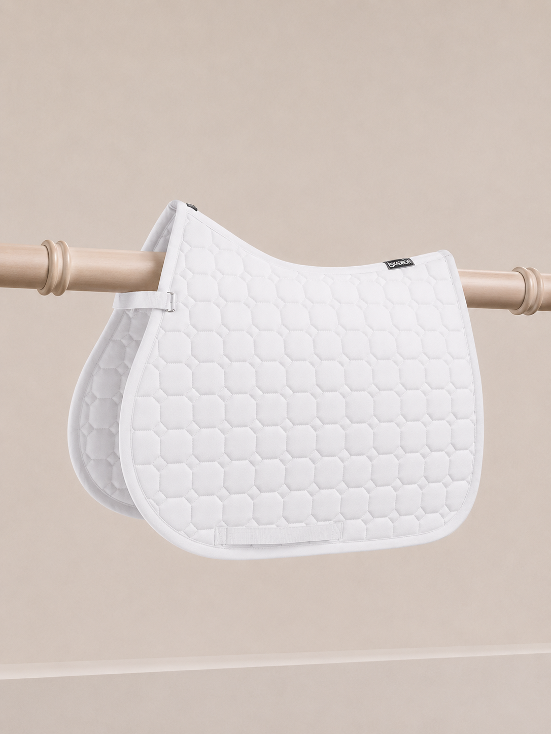 Eskadron Cotton Molton Jumping AP Show Team Saddle Pad White