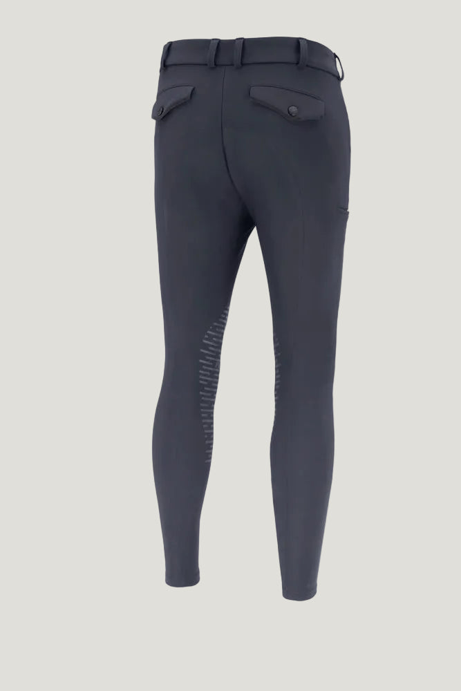 Pikeur Fendrik Breeches Mens GripTec Knee Grip Navy and Gray