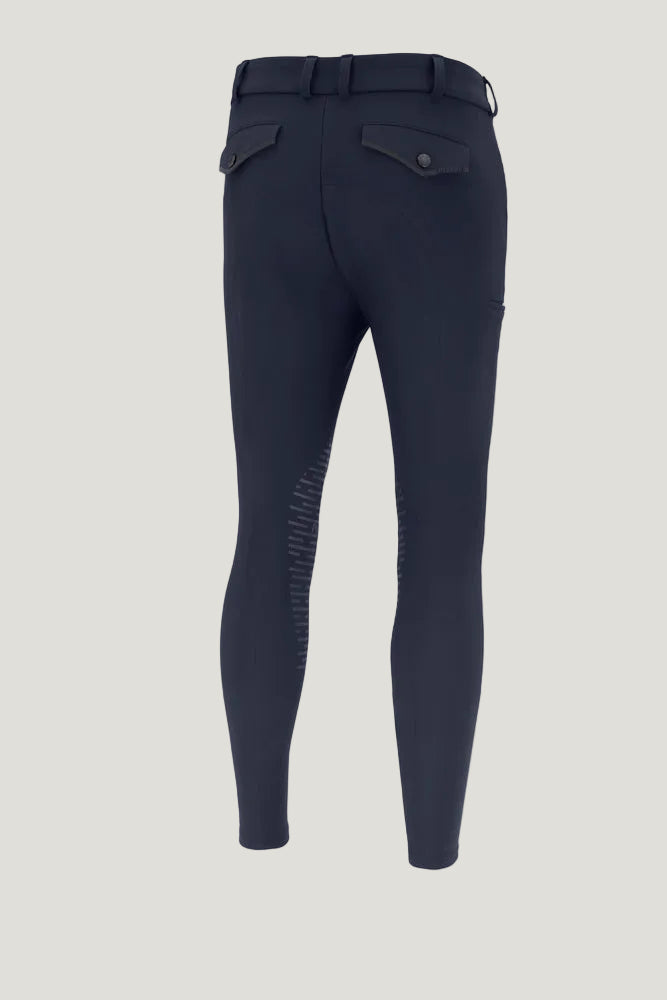 Pikeur Fendrik Breeches Mens GripTec Knee Grip Navy and Gray