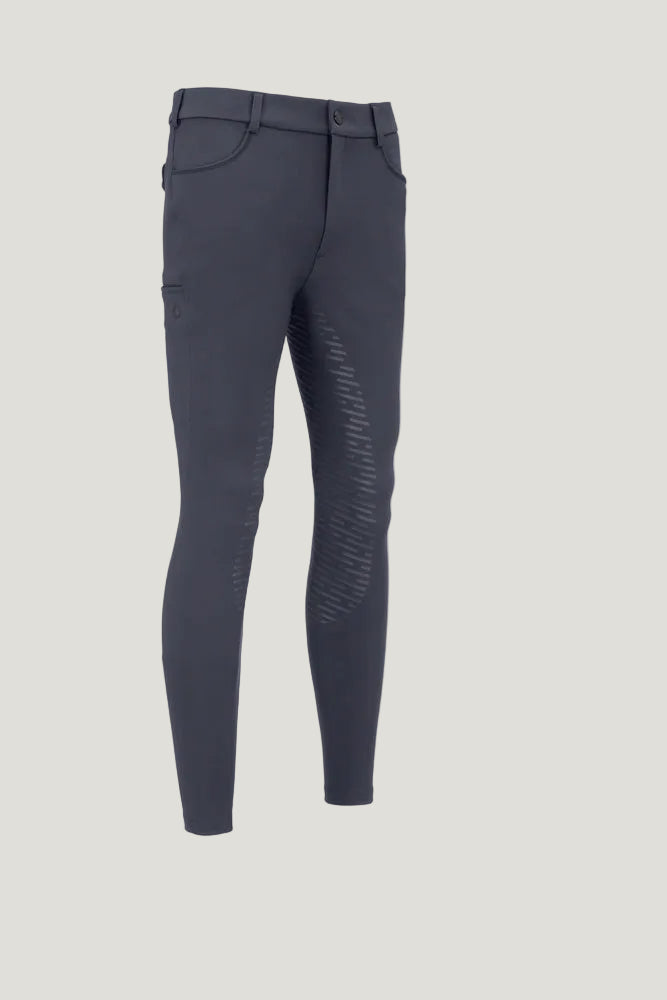 Pikeur Fendrik Breeches Mens GripTec Full Seat Navy and Gray