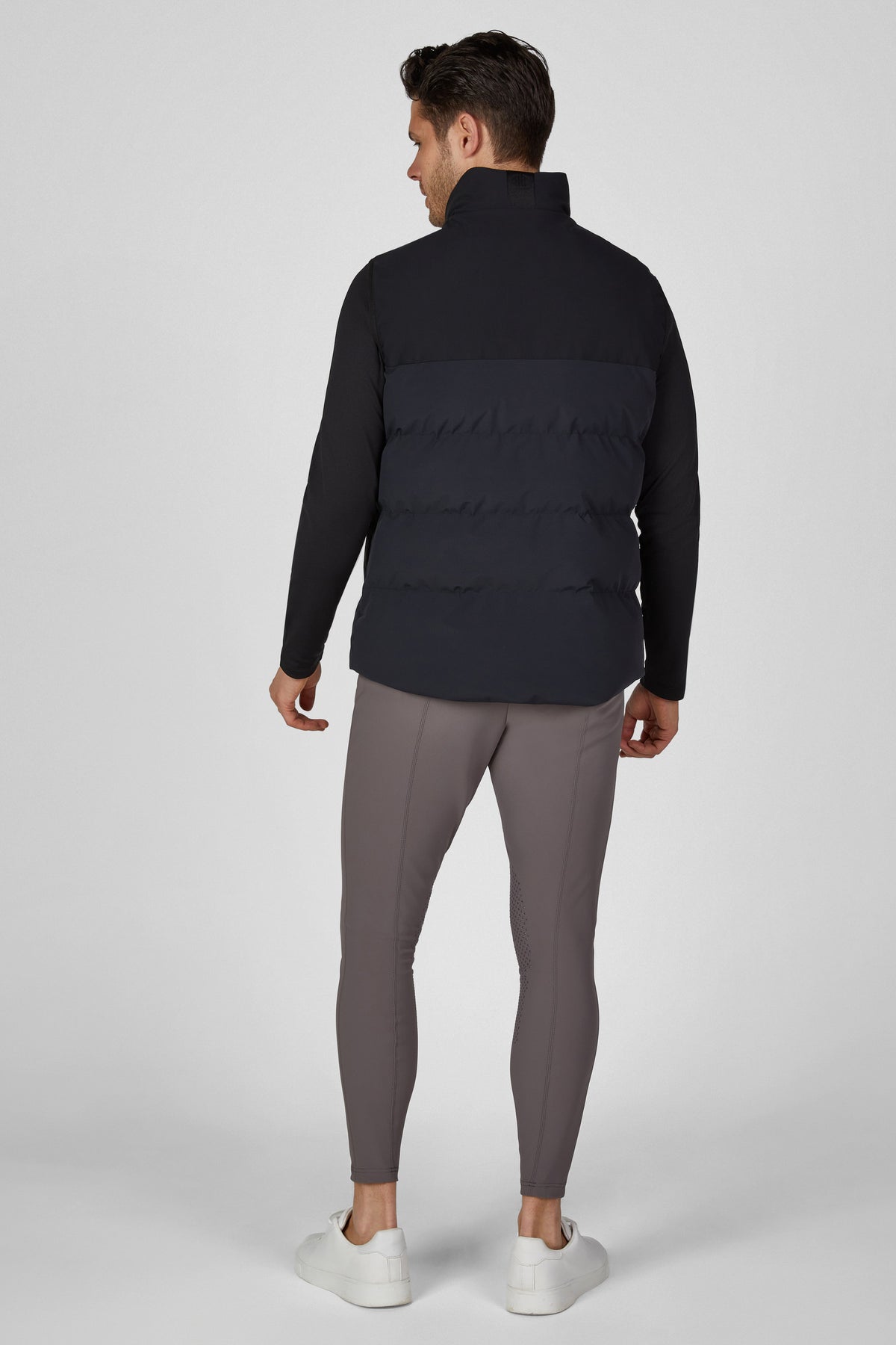 Pikeur Hybrid Quilted Mens Vest Black