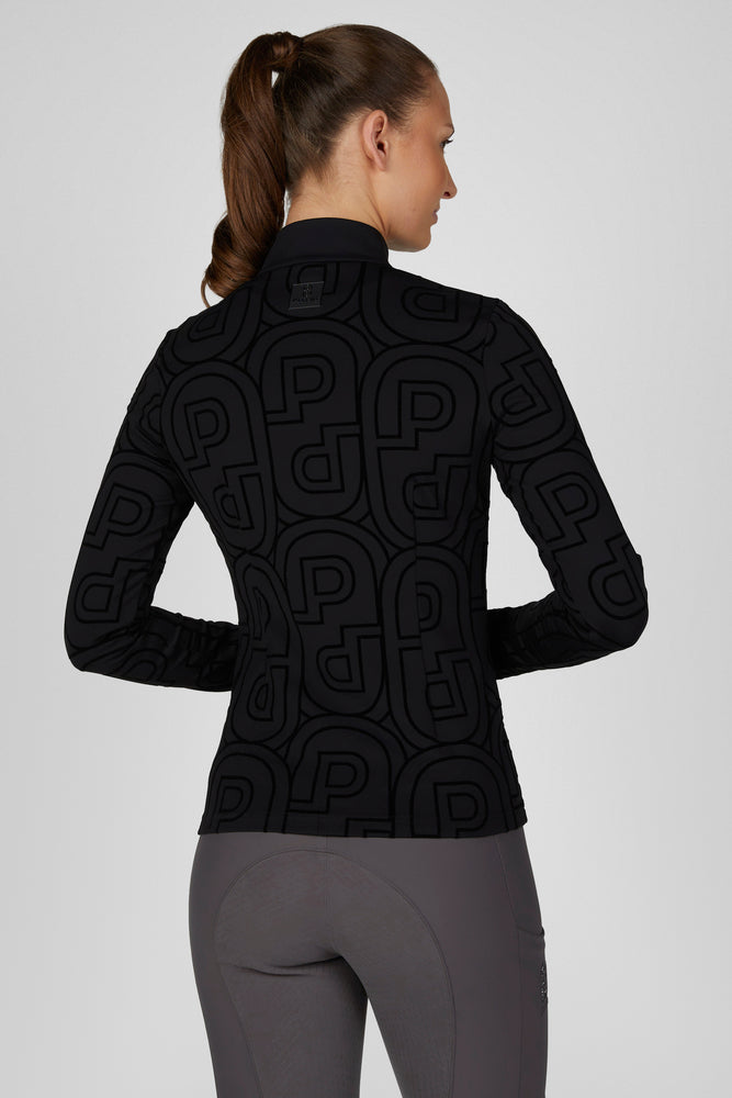 Pikeur Zip Print Function Training Shirt Black