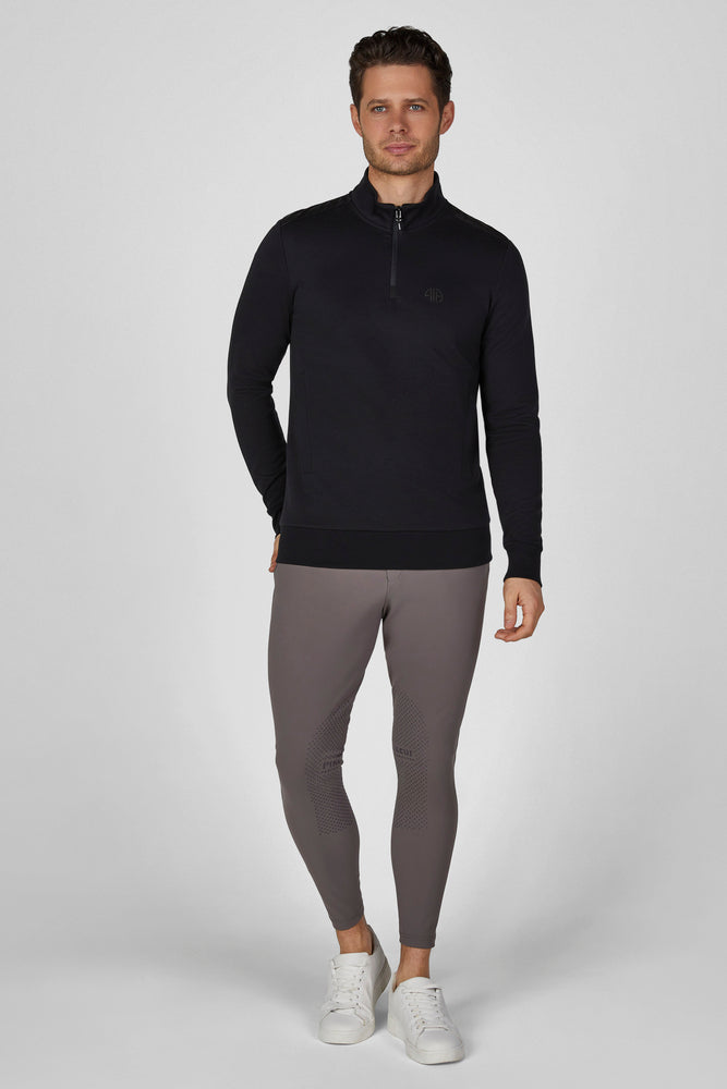 Pikeur Mens Zip Sport Sweater Black